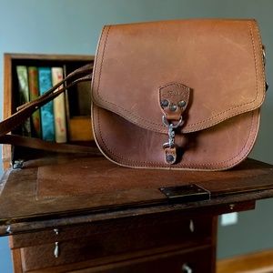 Saddleback Leather Hobo Purse Bag Full Grain